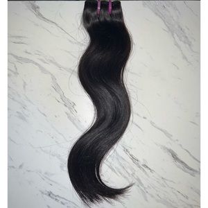 NATURAL STRAIGHT/ INDIAN TEMPLE 100% HUMAN HAIR